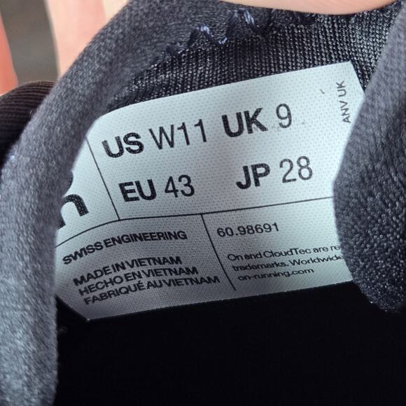 NEW ON Cloud X Womens Size 11 Comfy Running Shoes Sneakers Gym Orange White - Picture 10 of 11